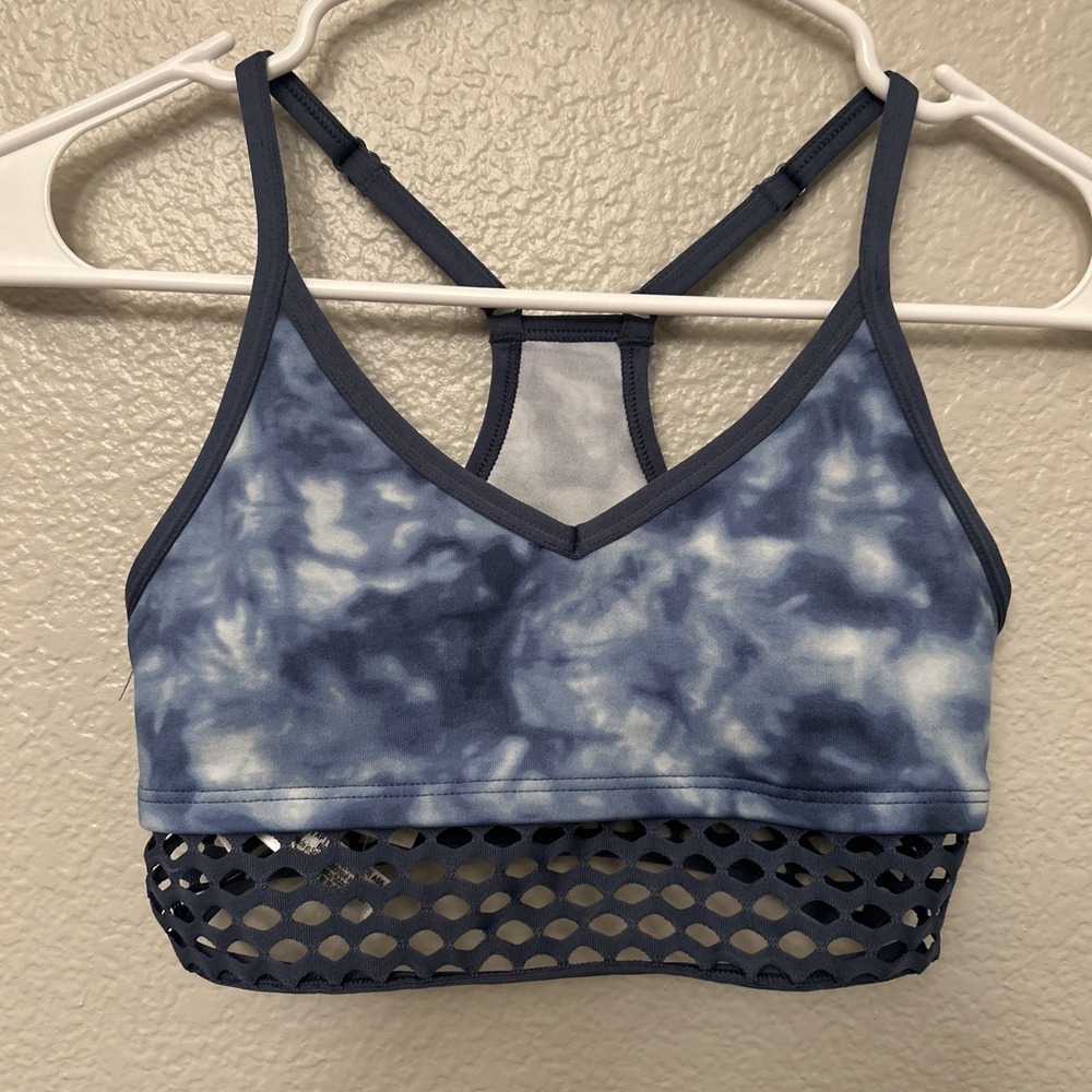 PINK Victoria's Secret Ultimate Lightly Lined Sports Bra Womens Size XS Blue